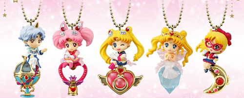 Sailor Moon Twinkle Dolly Set 4 (Helios, Sailor V, Neo Queen Serenity, Super Sailor Moon & Chibimoon)
